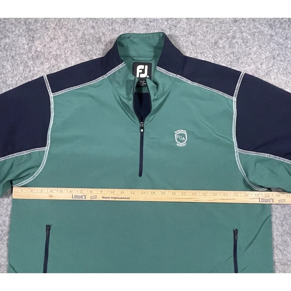 FootJoy Sport Short Sleeve Golf Windshirt PGA National Resort Green  Size XL